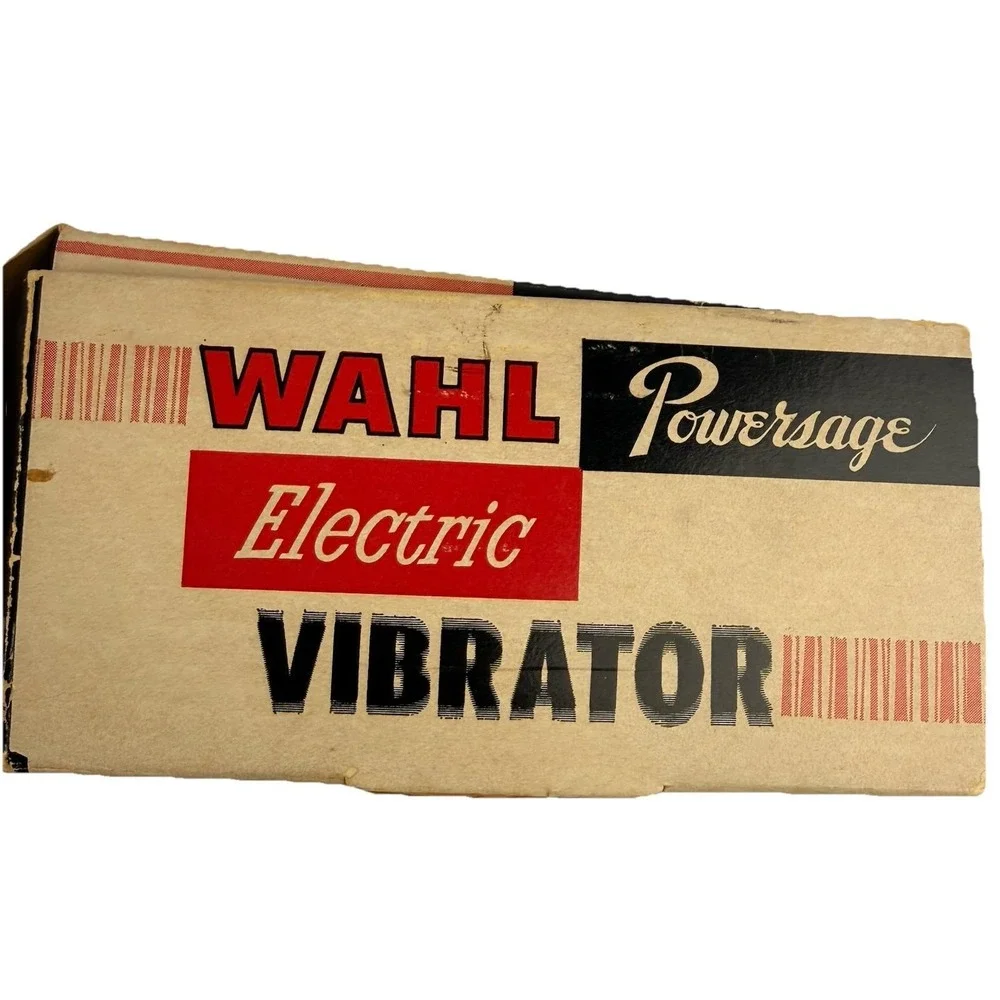 Vintage Wahl Powersage Vibrator Model 4300 Handheld Massager with Original Box